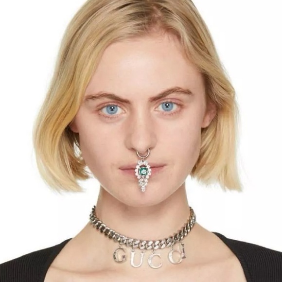 Gucci Crystal GG Nose Ring - Picture 8 of 8